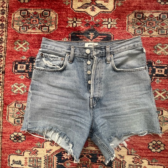 Agolde Riley Long short in Snapshot - Picture 1 of 12